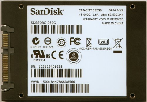 CDRLabs Box Contents and Physical Features SanDisk